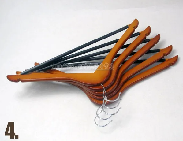 

Free Shipping!!2014 Newest Hangers For Clothes Multifuctional Wood Clothes Hanger With Bar