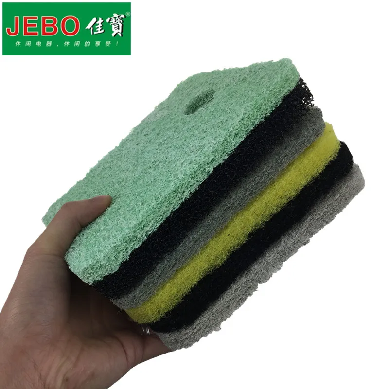 JEBO 6 in 1 Efficient Filter Sponge Cotton For Exteranl Filter Tank 6pcs Different Original Sponge 835 838 839 825 828 829