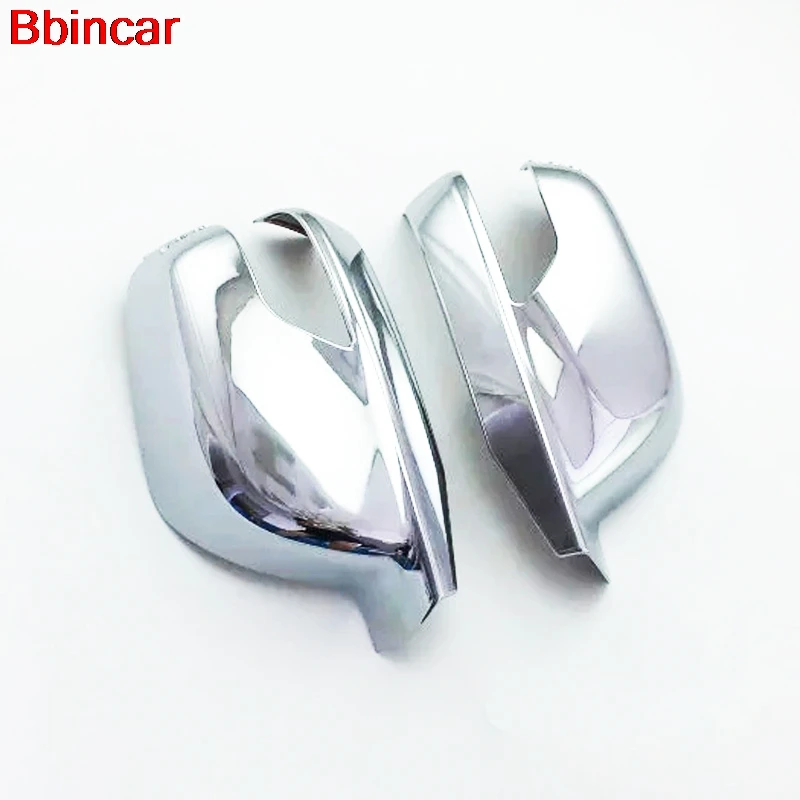 Bbincar Side Door Rear View Mirror Cap Cover Trim ABS Chrome 2pcs For Honda Crosstour 2010-2016