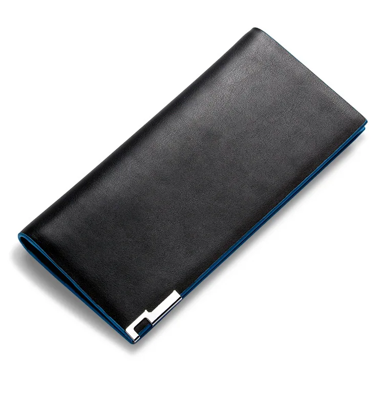 NEW Bifold Men Wallet Mens Leather Long Wallet Clutch Male Money Purse ID Card Holder Carteira Masculina Hot 2019