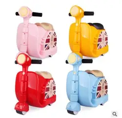 Fahrt auf Koffer für kinder Reiten koffer für jungen Kinder Auto Koffer für baby Kinder Reise Trolley Roll gepäck taschen