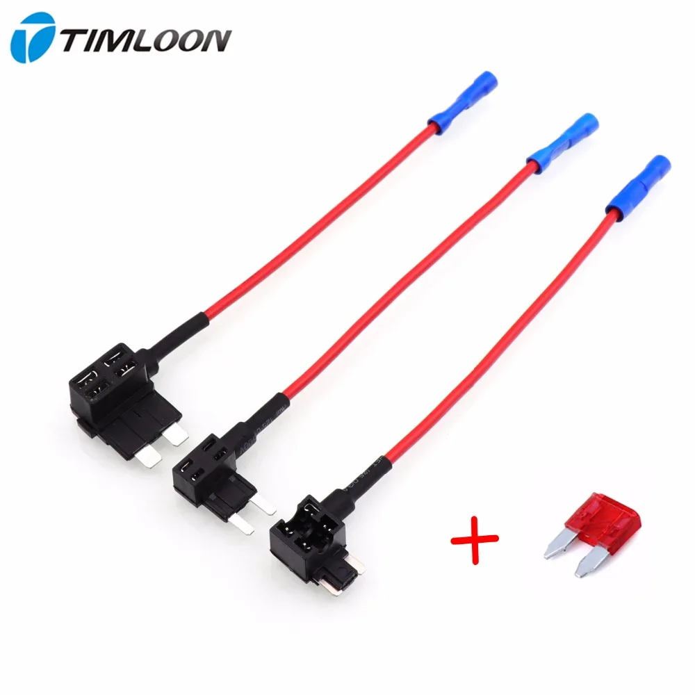 

2pcs Car Automobile Beauty Fuse Box Blade Electric Appliance Holder Car Accessories Add Circuit with 10A32V Autofuse