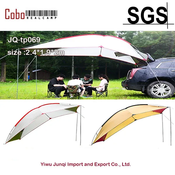 Portable Waterproof Outdoor Car Tent sun shade umbrella Camping Tail Skylight Canopy Trailer Awning pergola