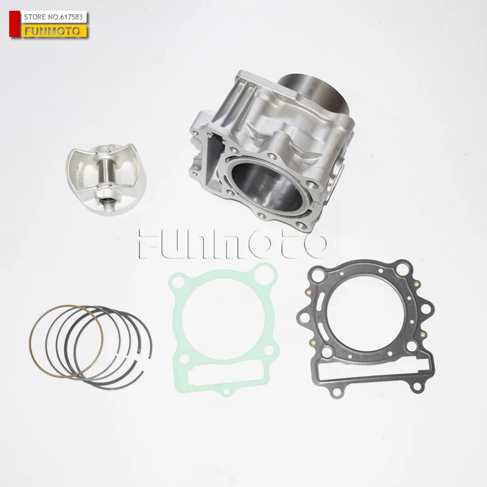 CYLINDER COMPON SET INCLUDE PISTON  PISTON PIN  PISTON RING  GASKET FOR HISUN 400CC UTV/ATV/HS185MQ/NEGRO 400UTV