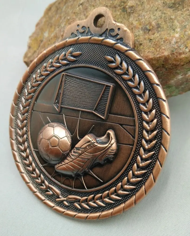 Voetbal School Sportmedaille Goud Zilver Beweging Gymnastiek Metaal Unisex Communicatievermogen/zelfvertrouwen Ontwikkelen 2021