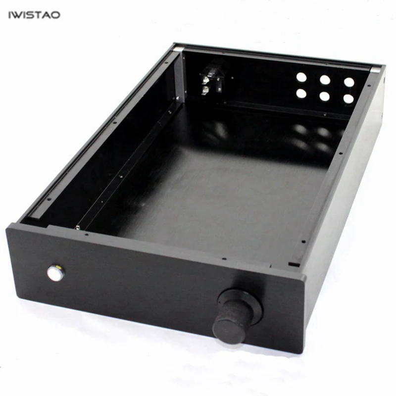 IWISTAO HIFI Tube Amplifier Casing W236*D363*H70mm Whole Aluminum Black