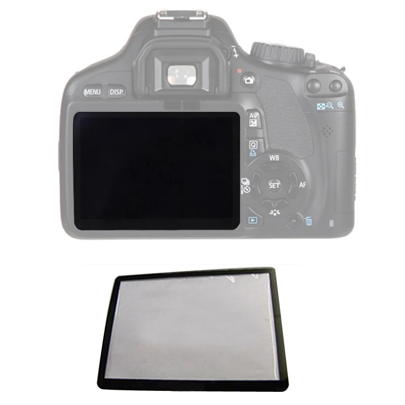 Zewnętrzny zewnętrzny ekran LCD ochronne naprawa części do Canon 5D 5D2 6D 40D 50D 60D 400D 450D 500D 550D 600D 1000D1100D 1200D SLR