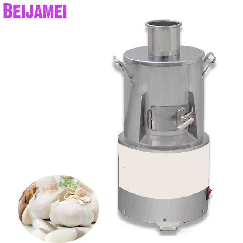 BEIJAMEI Stainless Steel 25kg/h commercial whole garlic peeling machine portable electric garlic peeler price