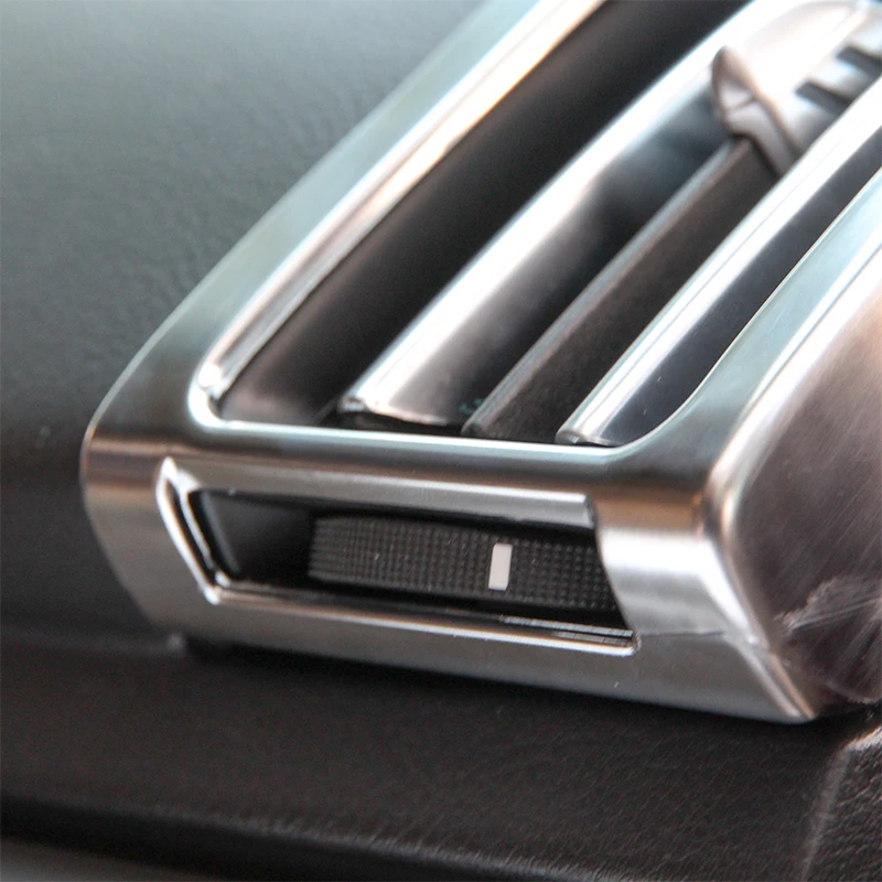 For Land Rover Freelander 2 2007-2015 Car Styling ABS Chrome Interior Air Vent Cover Trim Frame Decoration Car Accessories