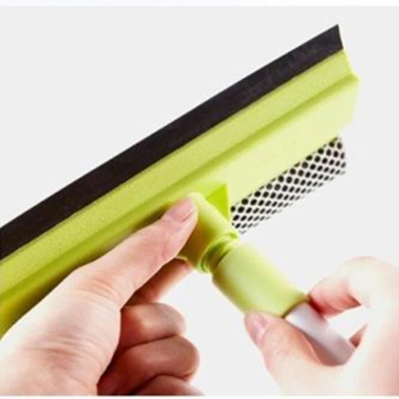 Double-sided Window Glass Cleaner Adjustable Long Handle Cleaning Brush Window washing brush Household Cleaning Tool