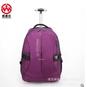 Imagem -03 - Mochilas de Rolamento de Rodas para Homens e Mulheres Water Proof Bagagem de Viagem Trolley Bags Business Bolsa Bagagem Bagagem Bagagem Bagagem