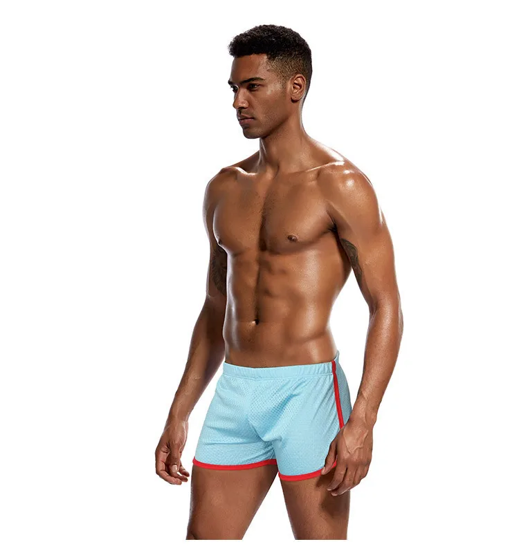 Shorts Men Fashion Classic Solid Mesh Men\'s Shorts Fast Dry Retailer Men\'s Trunks  Summer Elastic Waist Mens Shorts