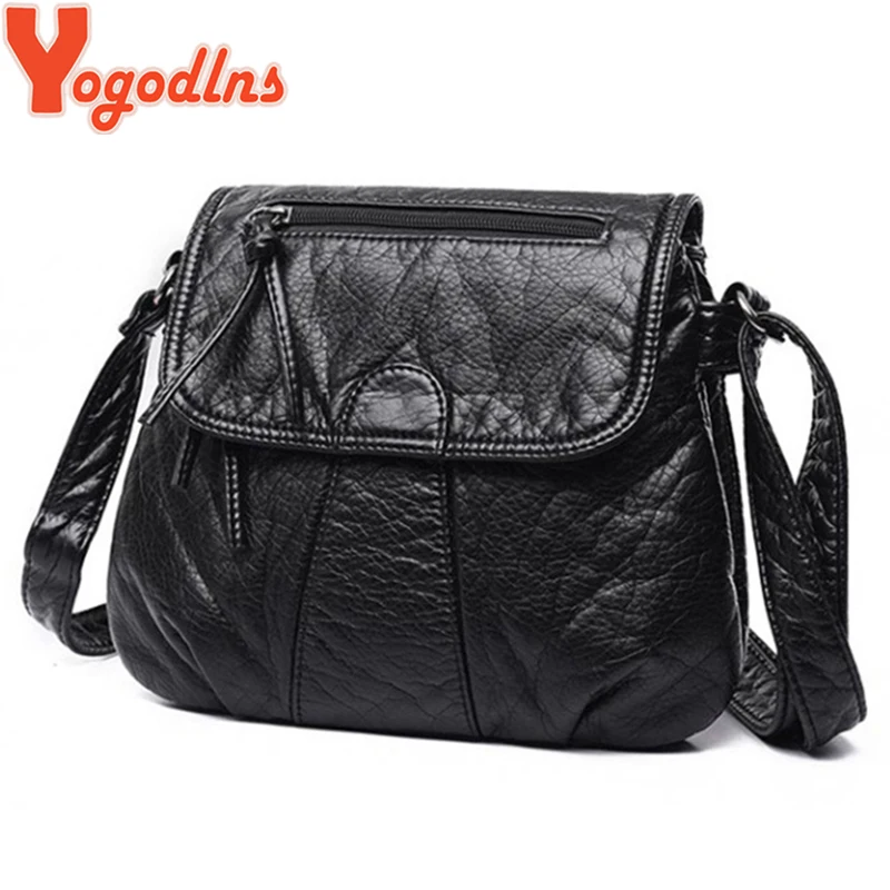 Yogodlns Fashion Designer Women\'s Bags New High Quality Crossbody Bag Soft PU Leather Shoulder Bag Fashion Female Bags Handbags