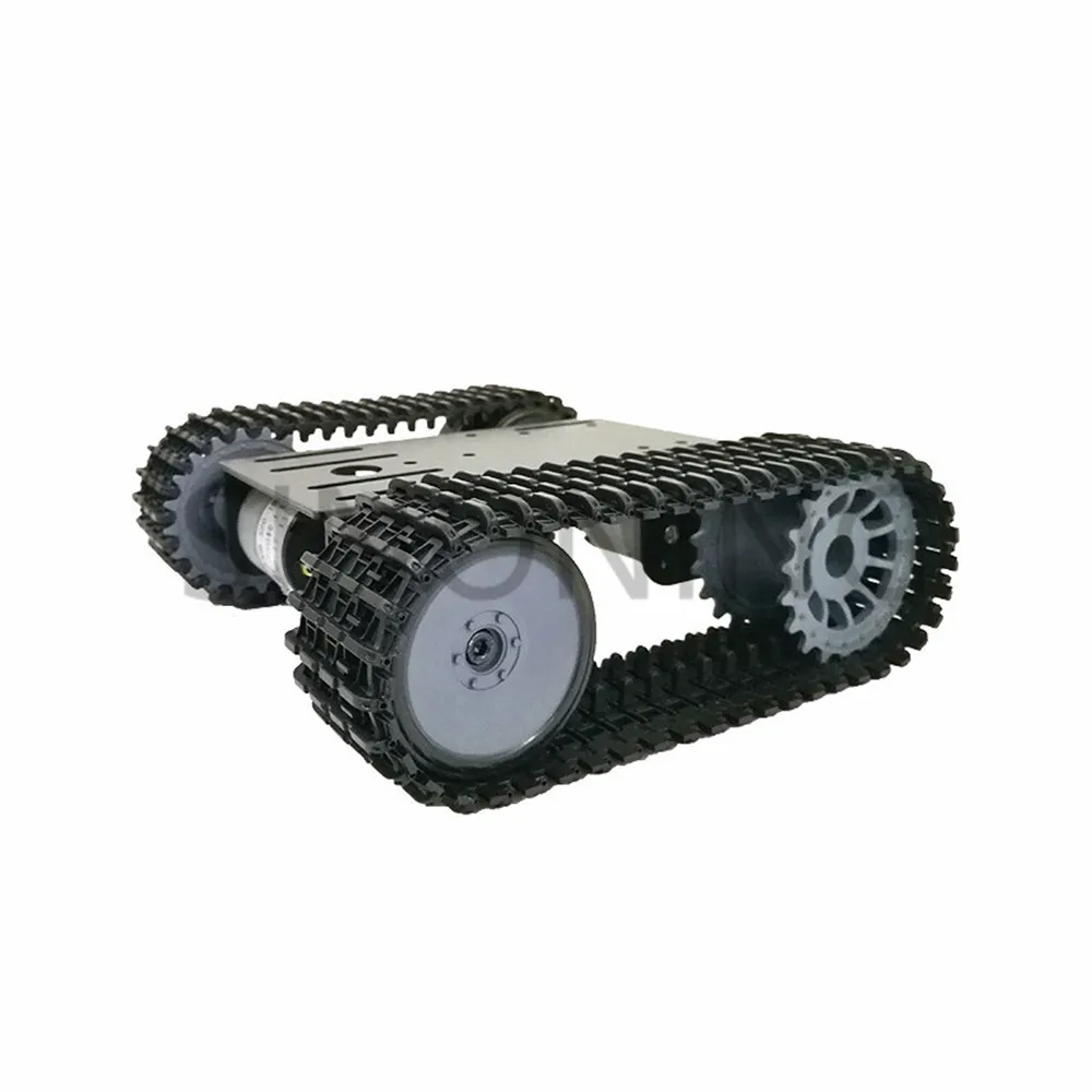 Smart Tank Chassis Tracked Chassis Remote Control Platform with Dual DC Motor for DIY Arduino