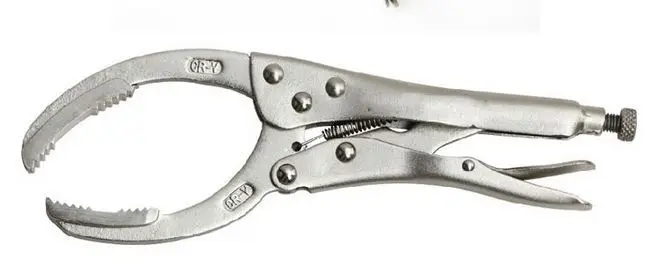 taiwan made high quality Chrome vanadium steel  clamp type car oil filter wrench plier NO.A0429 freeshipping