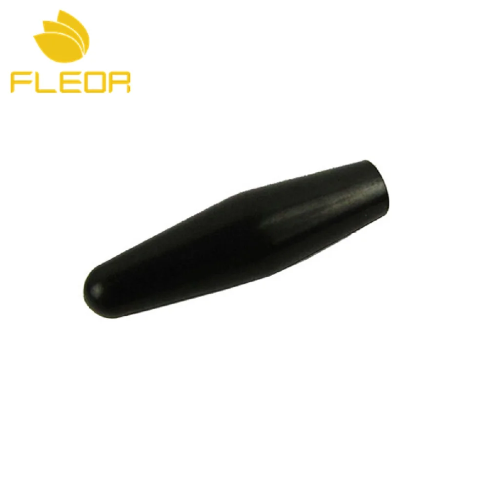 FLEOR 6pcs Plastic Electric Guitar Tremolo Arm Whammy Bar Caps Tips Knobs Black for Guitar Accessories