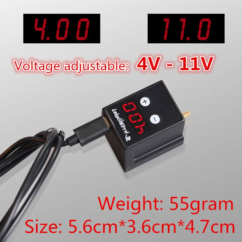 New Rechargable Machine Battery Wireless RCA Tattoo Power Supply For Rotary Tattoo Machine Gun Supply