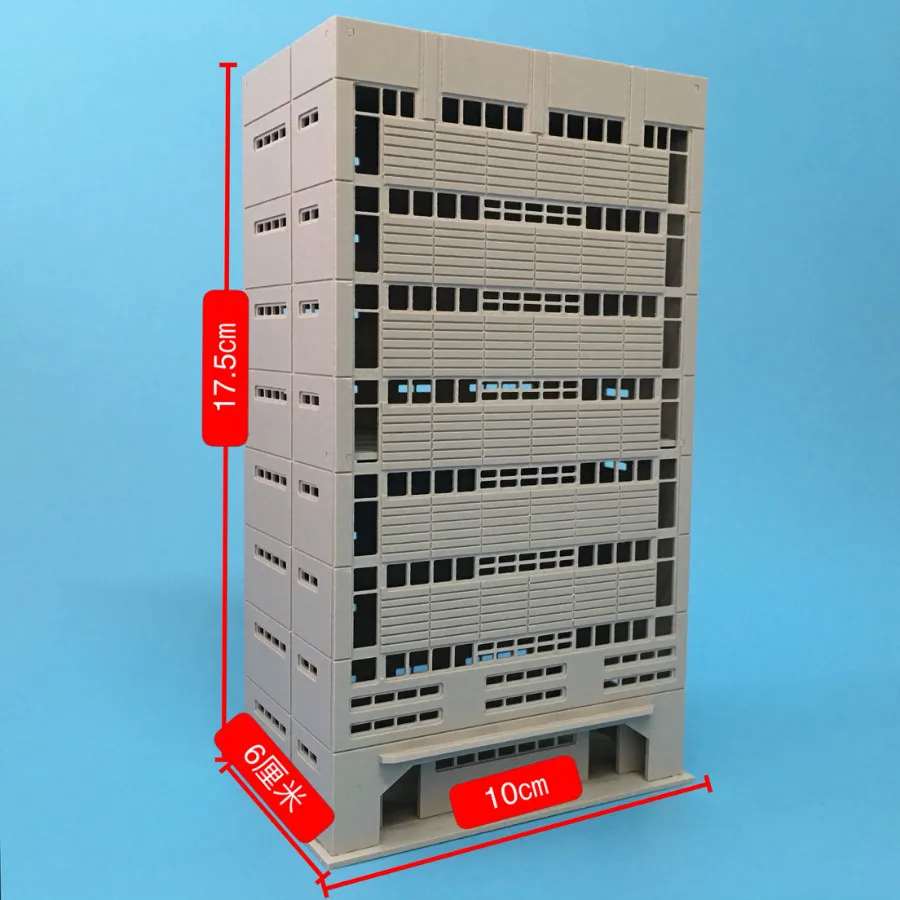 N Scale Train Model Dedicated Building Model High-rise Architecture Building For Diorama Model