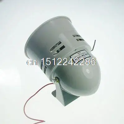 1Pcs 220VAC Grijs MS-290 Mini Plastic Industriële Alarm Sound Motor Sirene 130dB