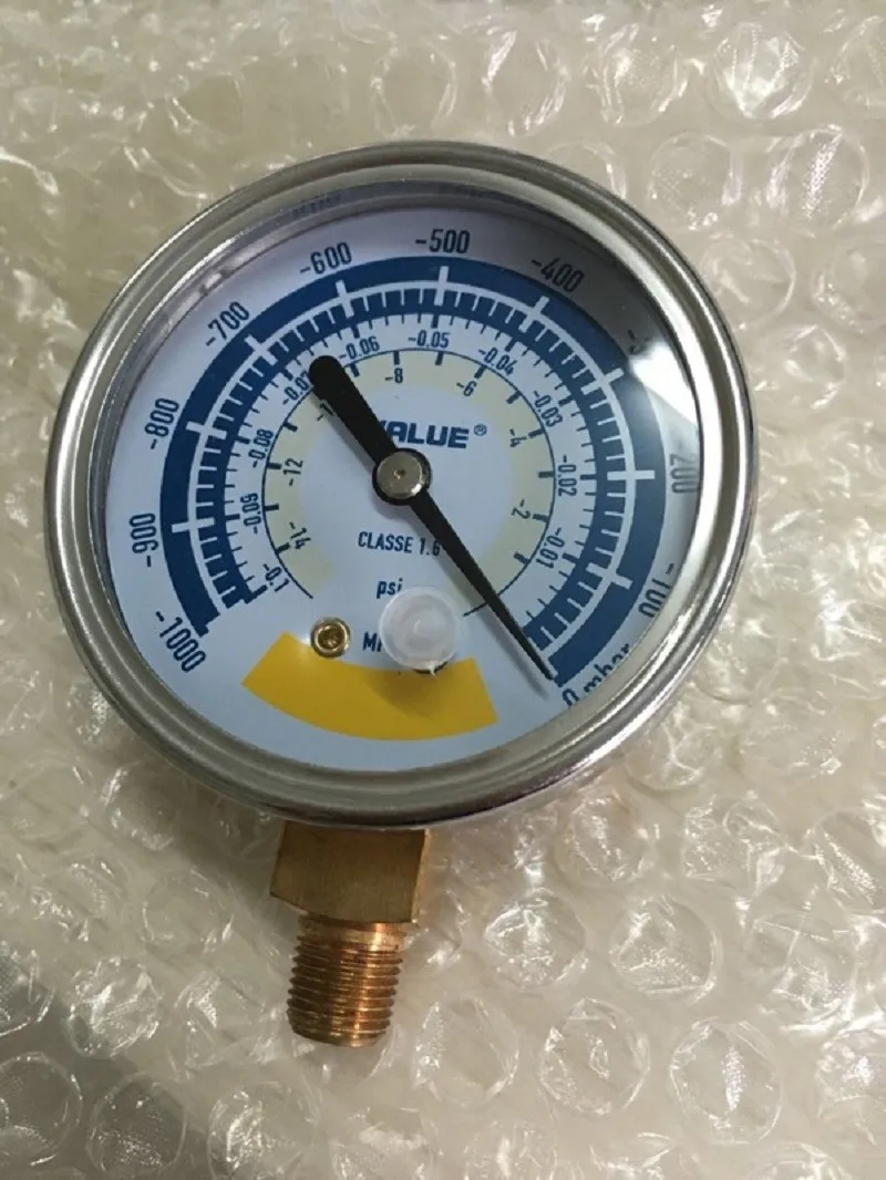 New 1PC Vacuum table negative pressure gauge  FOR Air ultimate vacuum pump