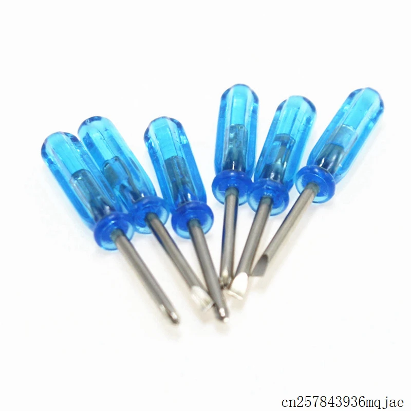 3000pcs 45mm Mini Screwdriver 3.0 mm Phillips Screwdrivers 3.0 Slotted Flathead Straight Type Screwdrivers