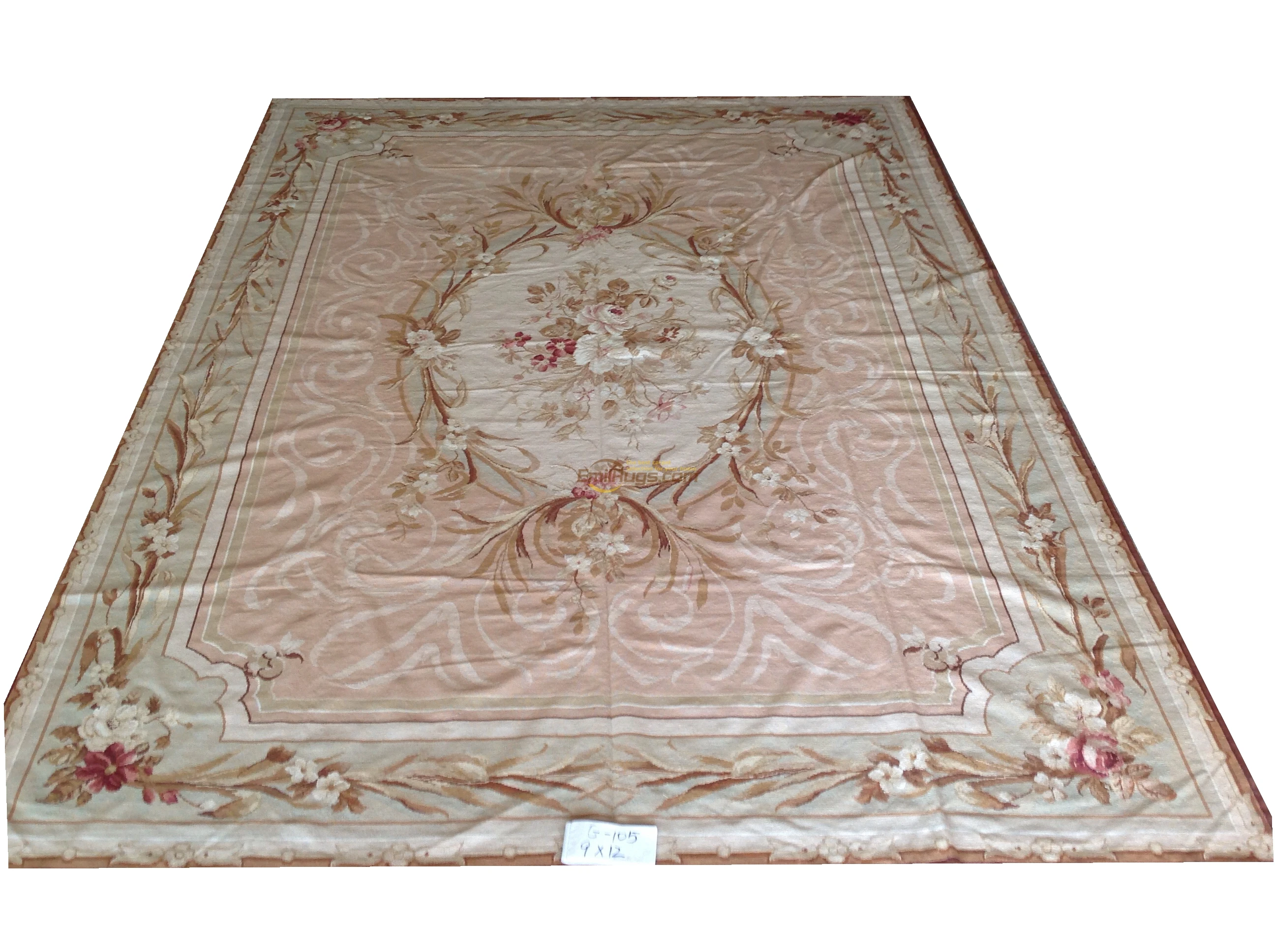 

Thick Double Knot Plain Woollen Hand-made Ivory Needlepoint Carpet Knitted For Carpets Living Room