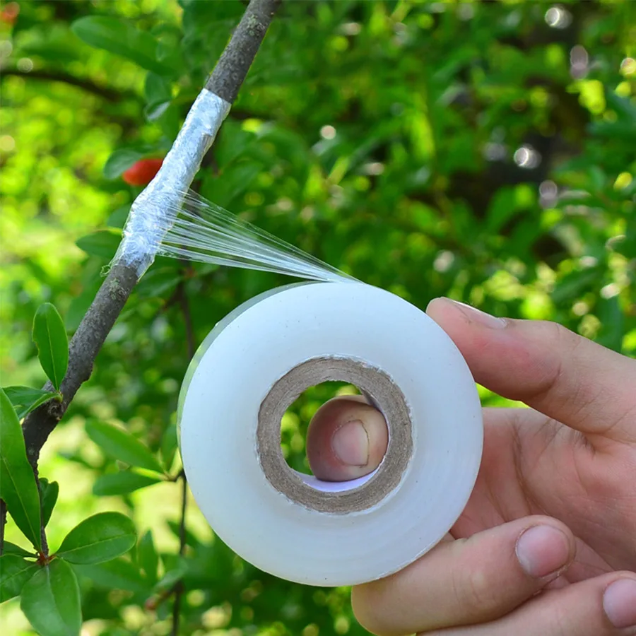 2-3mm Fruit Tree Grafting Tape Nursery Stretchable Gardening Tape Garden Bind Tape Grafting Tool Accessories for Trees Grafting