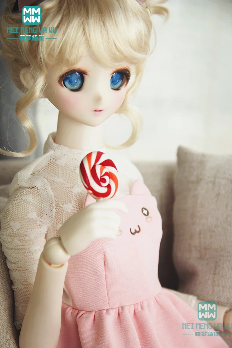 

Кукла BJD, одежда для девочек, платье для девочек 60 см 1/3 BJD, кукла, модное элегантное платье с кошачьими ушками