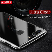 clear case for oneplus 5t case OnePlus tpu A5010 cover soft silicon ultra thin funda Mofi Transparent Back Coque OnePlus 5T Case