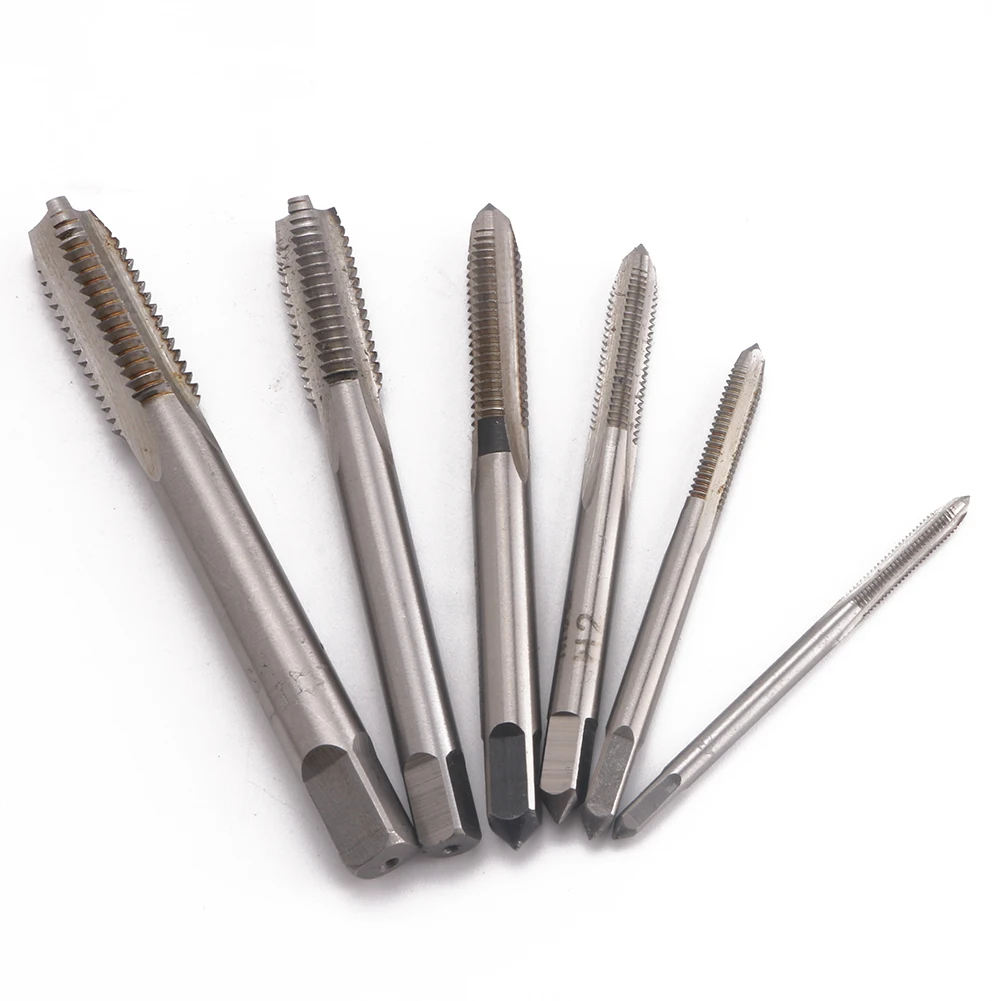 HSS-6532 Metric Left-hand Machine Straight Flute Screw Thread Plug Tap Bit M3 M4 M5 M6 M8 M10