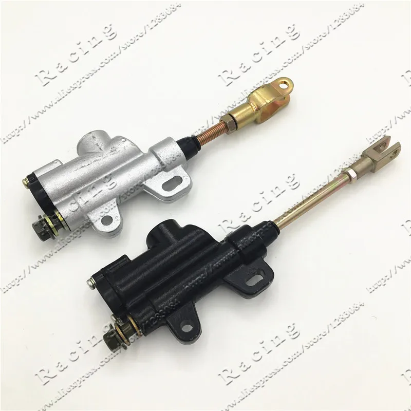 

10mmOR8mm BLACK and white REAR PIT DIRT BIKE ATV HYDRAULIC BRAKE MASTER CYLINDER 110cc 125cc 140cc 150cc PITBIKE