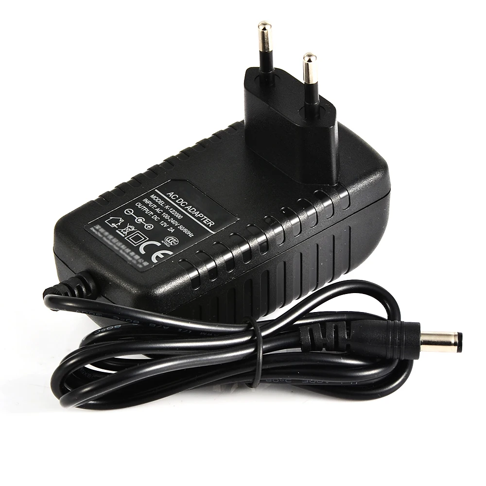 1pc 12V 2A 4A 5A 6A 8A Adapter Power Supply Converter Charger EU AU UK US Input 110V 220V Output LED Strip light transformer