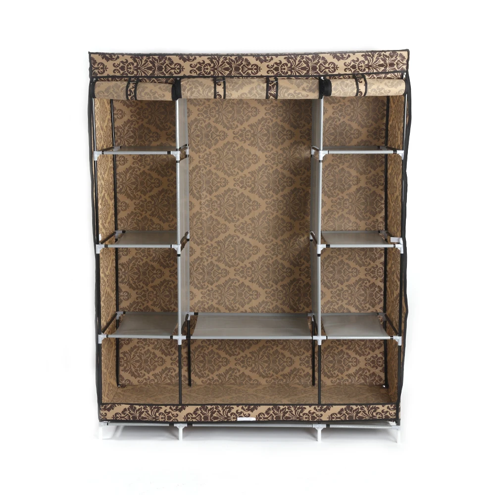 4-Layer 10 Lattices European-style Pattern Non-Woven Fabric Wardrobe