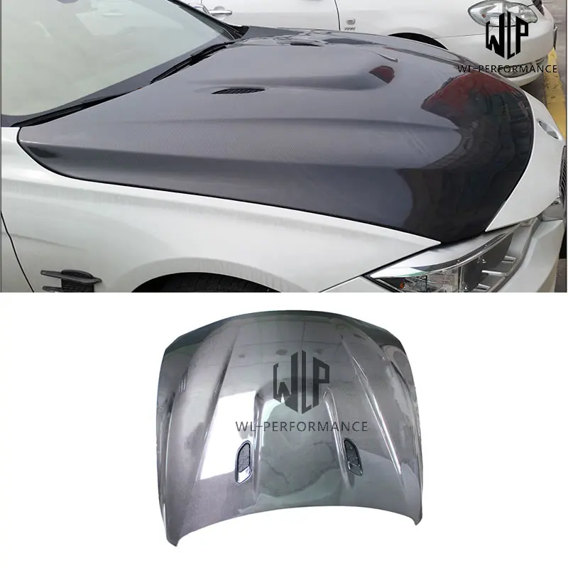 F30 M3 Open Hole Carbon Fiber Front Engine Hood Bonnets engine Covers Car Body Kit For BMW 3 Series F30 M3 2012-UP