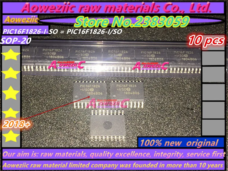 

Aoweziic 2018+ 100%new original PIC16F1826-I/SS SSOP-20 PIC16F1826-I/SO SOP-20 PIC16F1826 MCU microcontroller