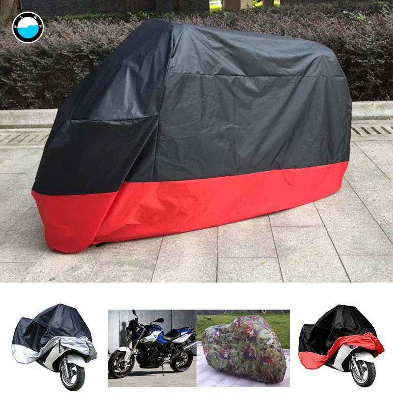 

L/XL/XXL/XXXL 180T Motorcycle Cover Waterproof Rain Dustproof Outdoor UV Waterproof for All Motors.