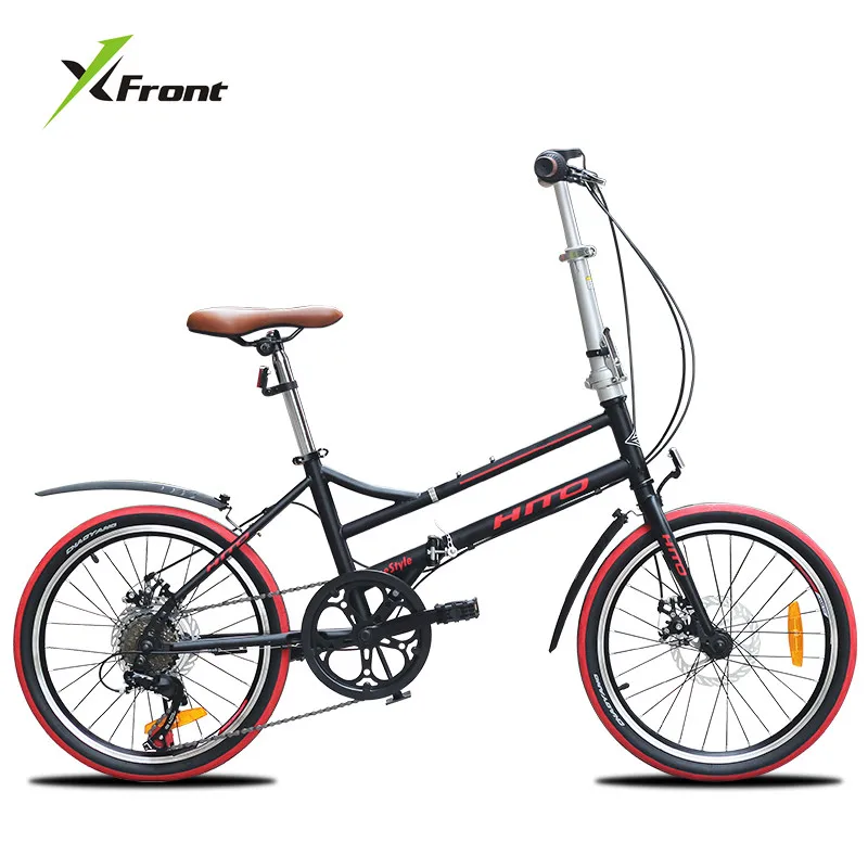 

New Brand Dual Tube Carbon Steel Frame 20 inch Wheel Disc Brake Folding Bicycle Outdoor Sports BMX bicicleta