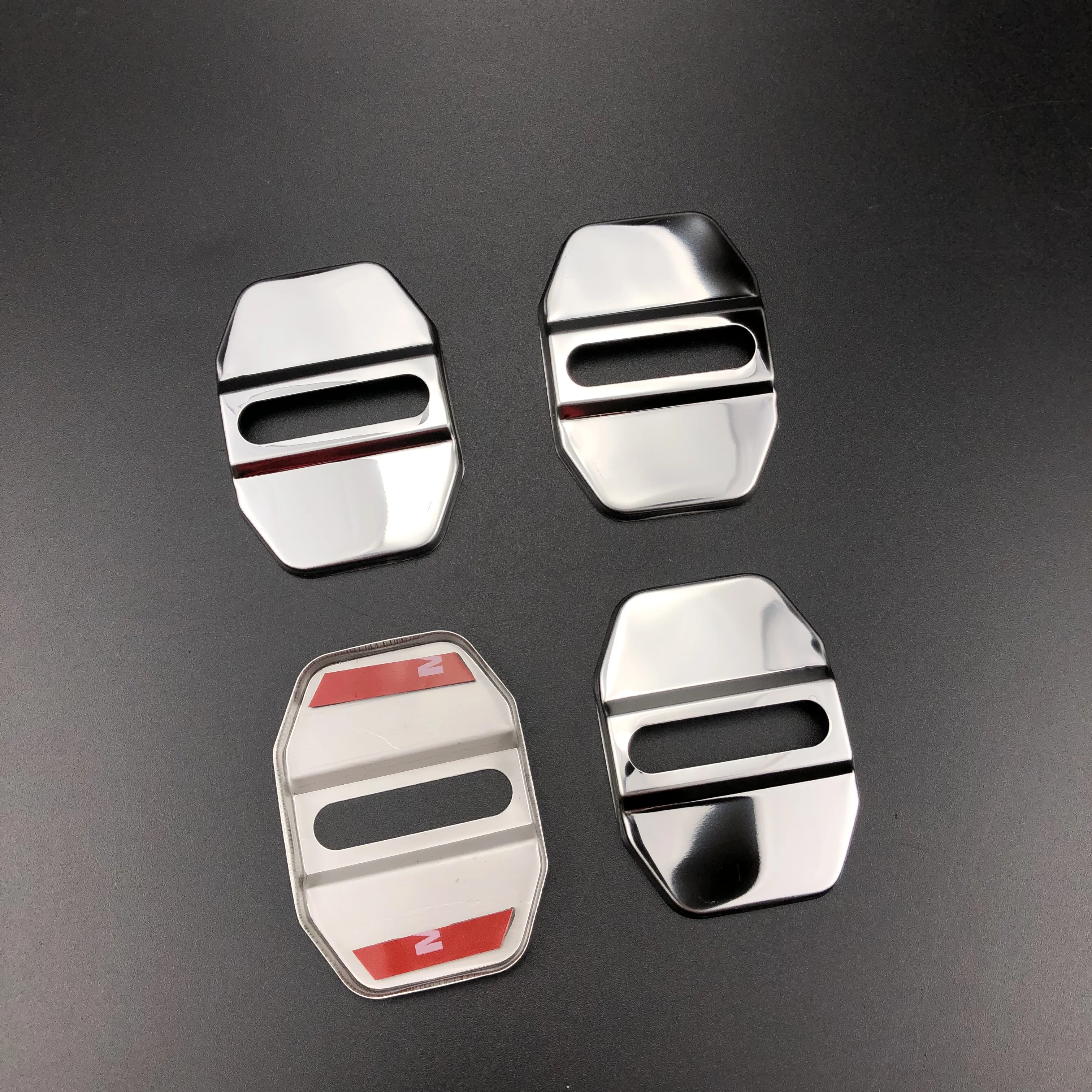 4x Stainless Steel Car Door Lock Buckle Cap Cover Sticker For BMW 1 2 3 4 5 7 Series X1 X3 X4 Z4 5-GT M3 M4 M5 M6 X5M X6M X5 X6