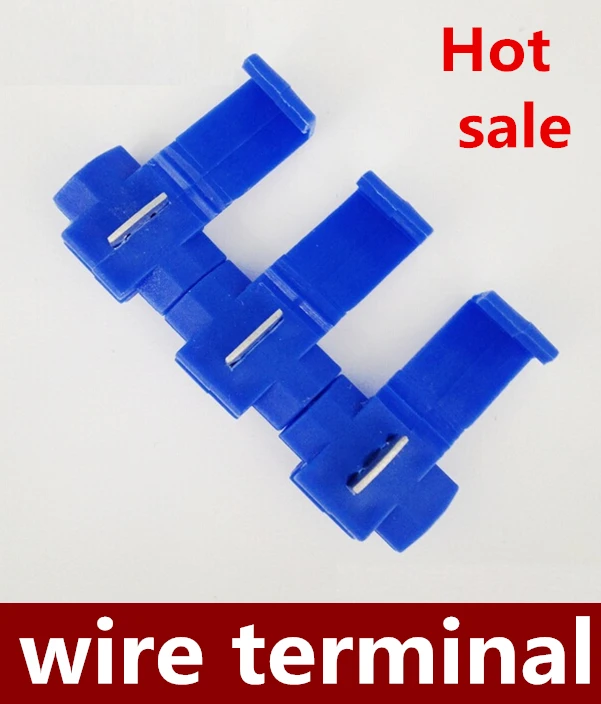 50PCS/LOT  NEW   BLUE scotch locks quick splice electrical terminals assortment Wire Connector