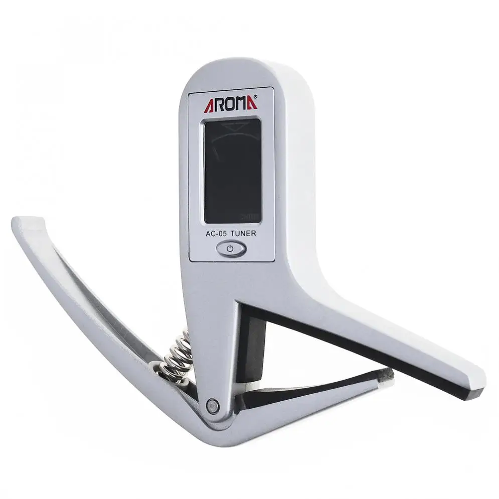 Multifunctional Guitar Tuner Capo 2 IN 1 Professional Smart Combination of Metal Capo + Automatic Tuner Musical Instrument