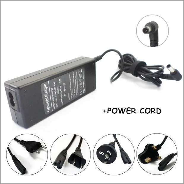 90W New AC Adapter Laptop Charger For Portatiles Ordenadores Sony Vaio PCG-61511L PCG-61611L PCG-71314L PCG-91111L