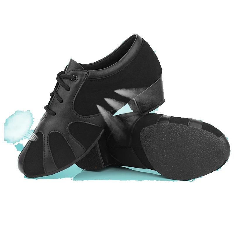 Children Latin Dance Shoes Boys Sports National Sneakers Standard Dance Shoes Soft Bottom Men Ballroom Dancing Square