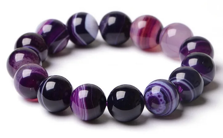 Fashion Purple Onyx Bracelets for Women Buddha beads Bangle Ethnic Accessories Men Bracelet Valentine\'s Day Gift