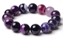 Fashion Purple Onyx Bracelets for Women Buddha beads Bangle Ethnic Accessories Men Bracelet Valentine's Day Gift