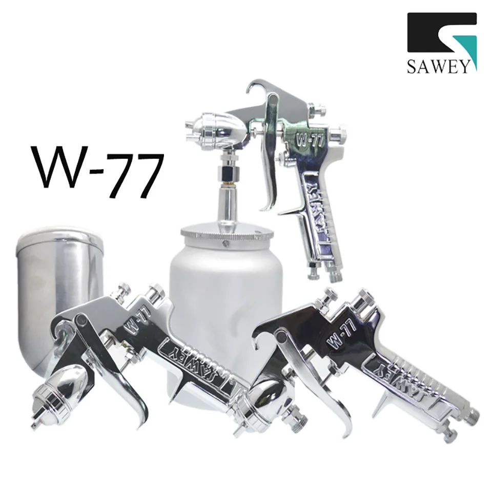 SAWEY W-77 1.2/1.5/2.0/2.5mm Small and medium spray guns,FREE SHIPPING