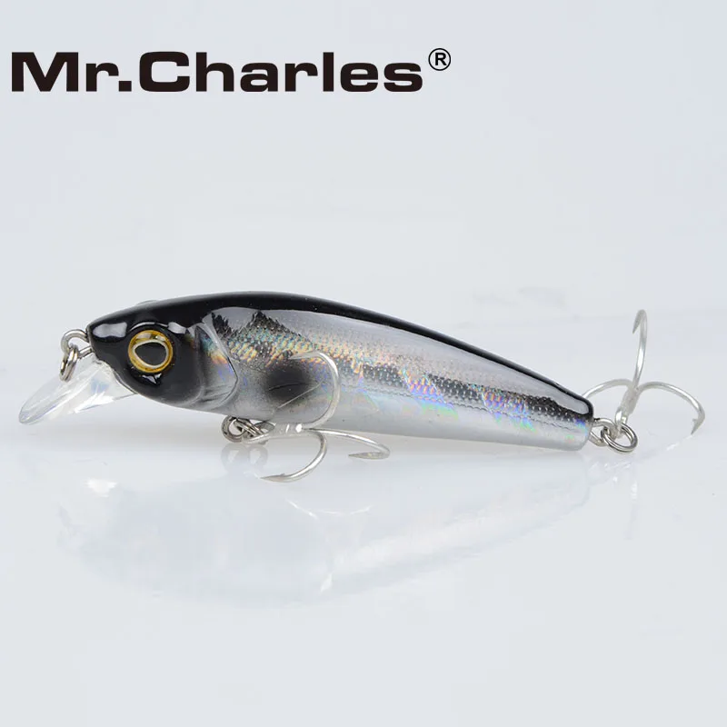 Mr.Charles CMC022 Fishing lure 65mm/7.5g 0-0.8m floating super sinking minnow Leurre Dur Peche Souple Big Sea Hard Bionic Bait