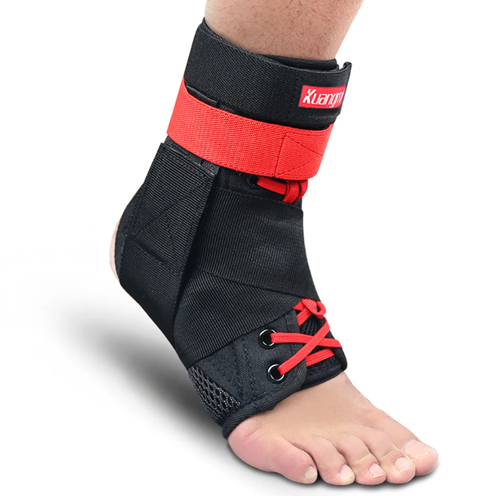 

Kuangmi 2 PC Ankle Support Brace Guard Sports Running Compression Ankle Sleeve Adjustable Ankle Straps Sprained Ankle Protector