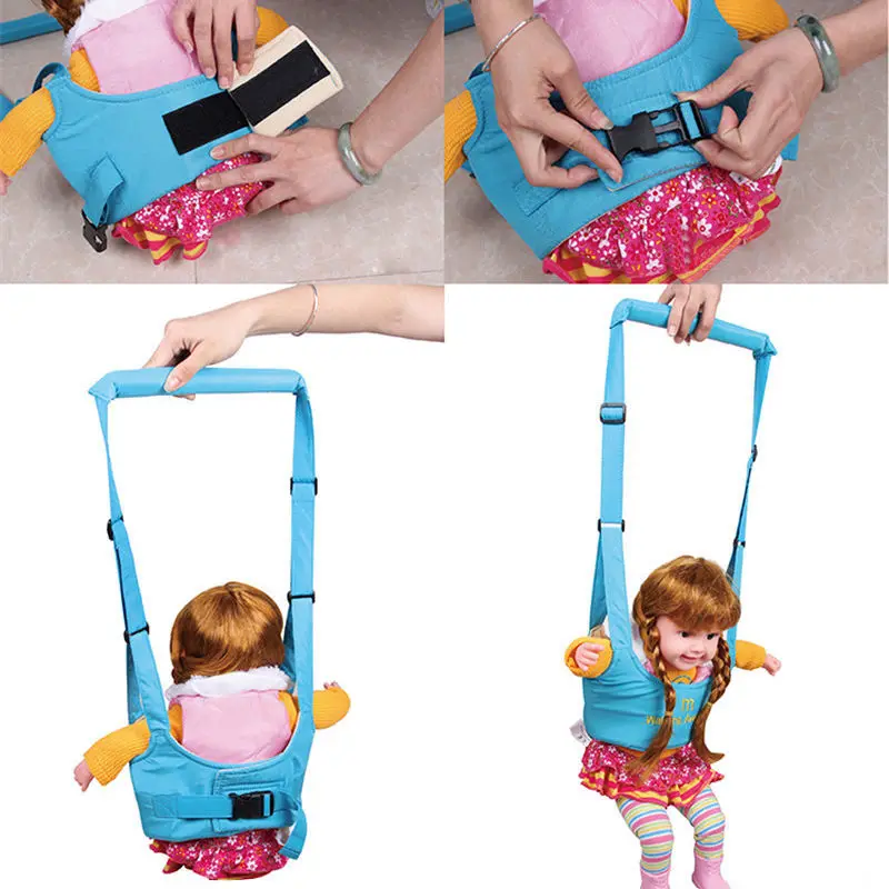 Pasgeboren Wandelen Harness Aid Assistant Veiligheid Rein Trein Riemen Baby Peuter Kids Leren Lopen Baby Leash Walker