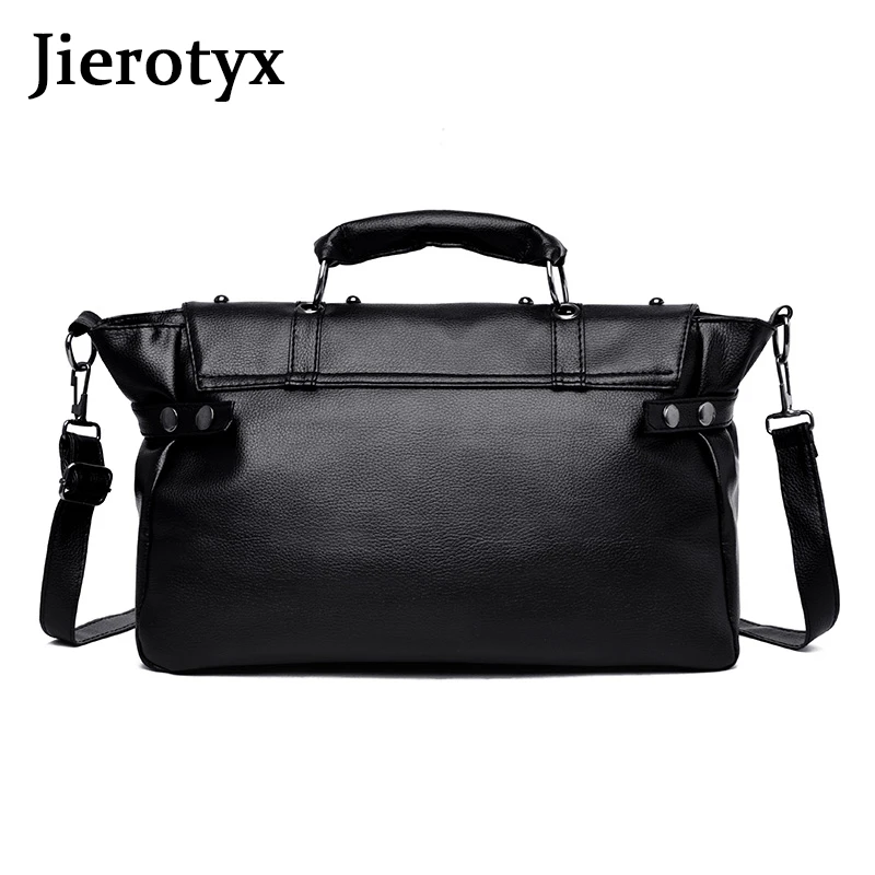 JIEROTYX Women Handbag Large Capacity High Quality Luxury Female Bag Hiphop Punk Style Fashion Shoulder Bag Luggage Travel Bags