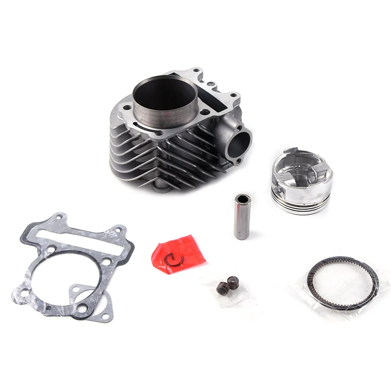 Racing cylinder kit head Made in TaiWan GY6 125cc 150cc upgrade to GY6 210cc big bore 63mm 157qmj 152qmi add power at least 50%